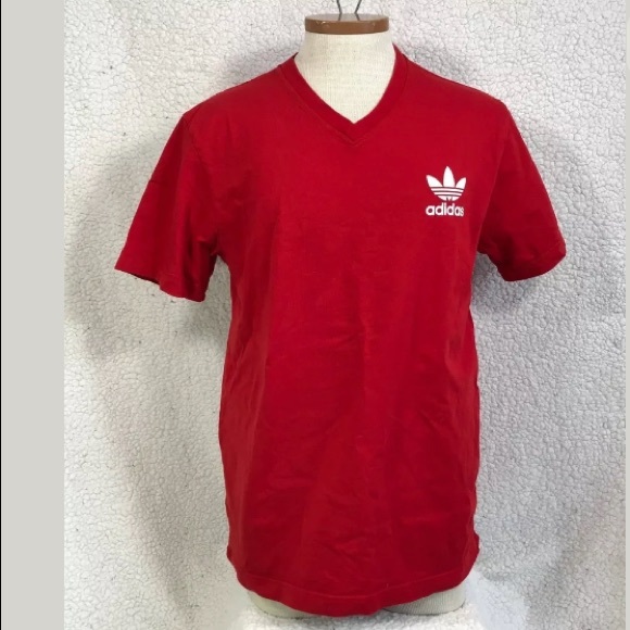 adidas v neck t shirts men's